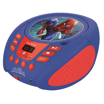 Svijetleći Bluetooth CD player Spider-Man