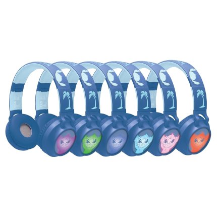 Lichtgevende draadloze koptelefoon Disney Stitch