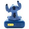Budík s nočným 3D svetlom - Disney Stitch