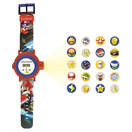 Orologio digitale con proiezione Mario Kart