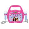 Player digital de karaoke cu lumini și 2 microfoane - Barbie