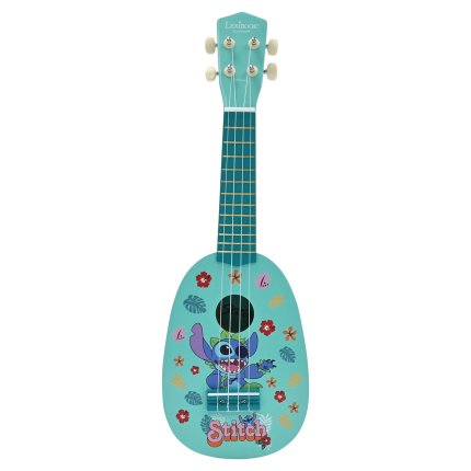 Drewniane ukulele z nylonowymi strunami 53 cm Disney Stitch