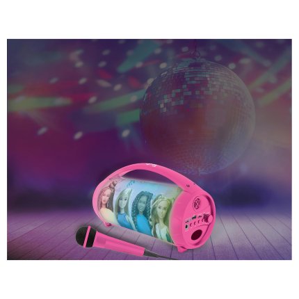 Altoparlante con microfono Boombox Barbie
