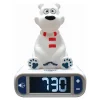 Budík s nočným 3D svetlom Polárny medveď