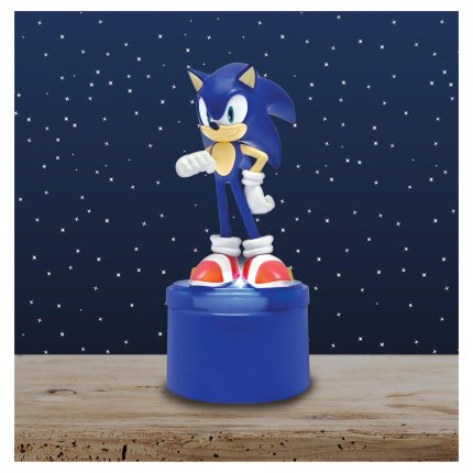 Designowa lampka nocna LED 3D Sonic 13 cm