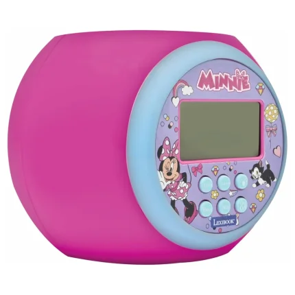 Budík s projektorom - Myška Minnie
