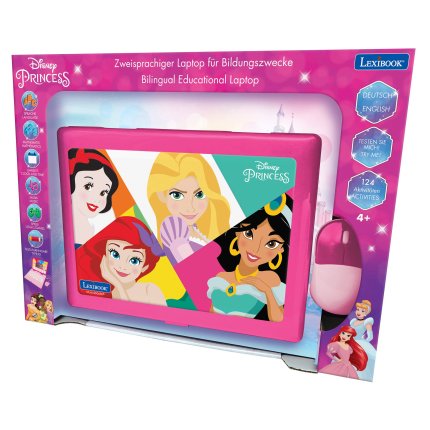 Deutsch-Englisches Lern-Notebook Disney-Prinzessin