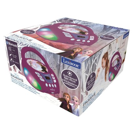 Svietiaci Bluetooth CD prehrávač - Ľadové kráľovstvo
