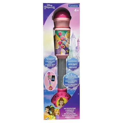 Svietiace trendy mikrofón s melódiami - Disney Princezné