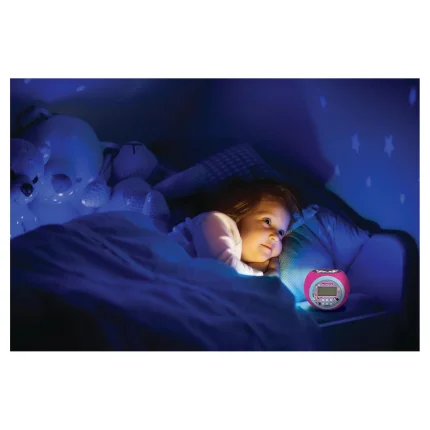 Budík s projektorom - Myška Minnie