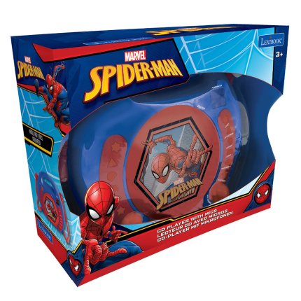 Przenośny odtwarzacz CD z 2 mikrofonami Spider-Man