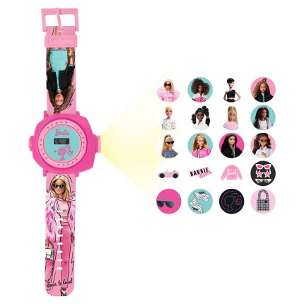 Zegarek cyfrowy z projektorem Barbie