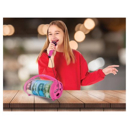 Altoparlante con microfono Boombox Barbie