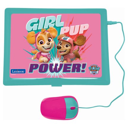 Nederlands-Frans educatieve laptop roze - PAW Patrol