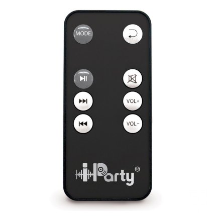 Altoparlante karaoke wireless con ruote e microfono iParty
