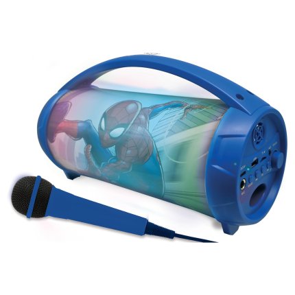 Altoparlante con microfono Boombox Spider-Man