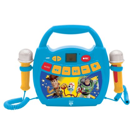 Leuchtender digitaler Karaoke-Player mit 2 Mikrofonen Toy Story