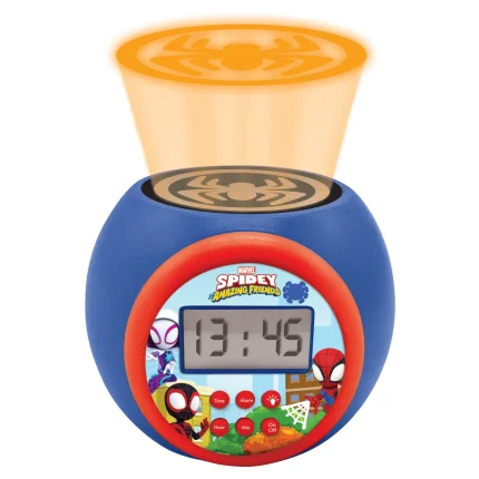Budík s projektorom - Spidey a jeho fantastickí priatelia