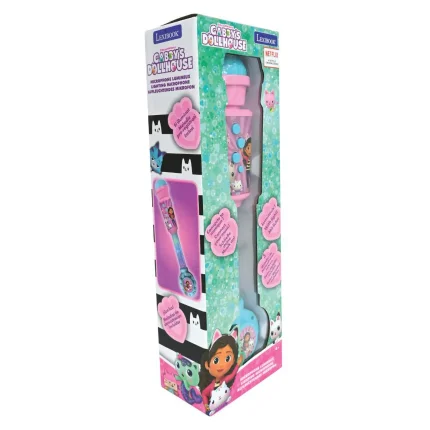 Svítící trendy mikrofon s melodiemi - Gábinin kouzelný domek