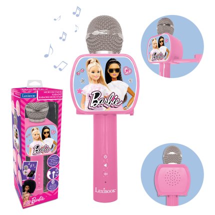 Karaoke mikrofon z zvočnikom Barbie