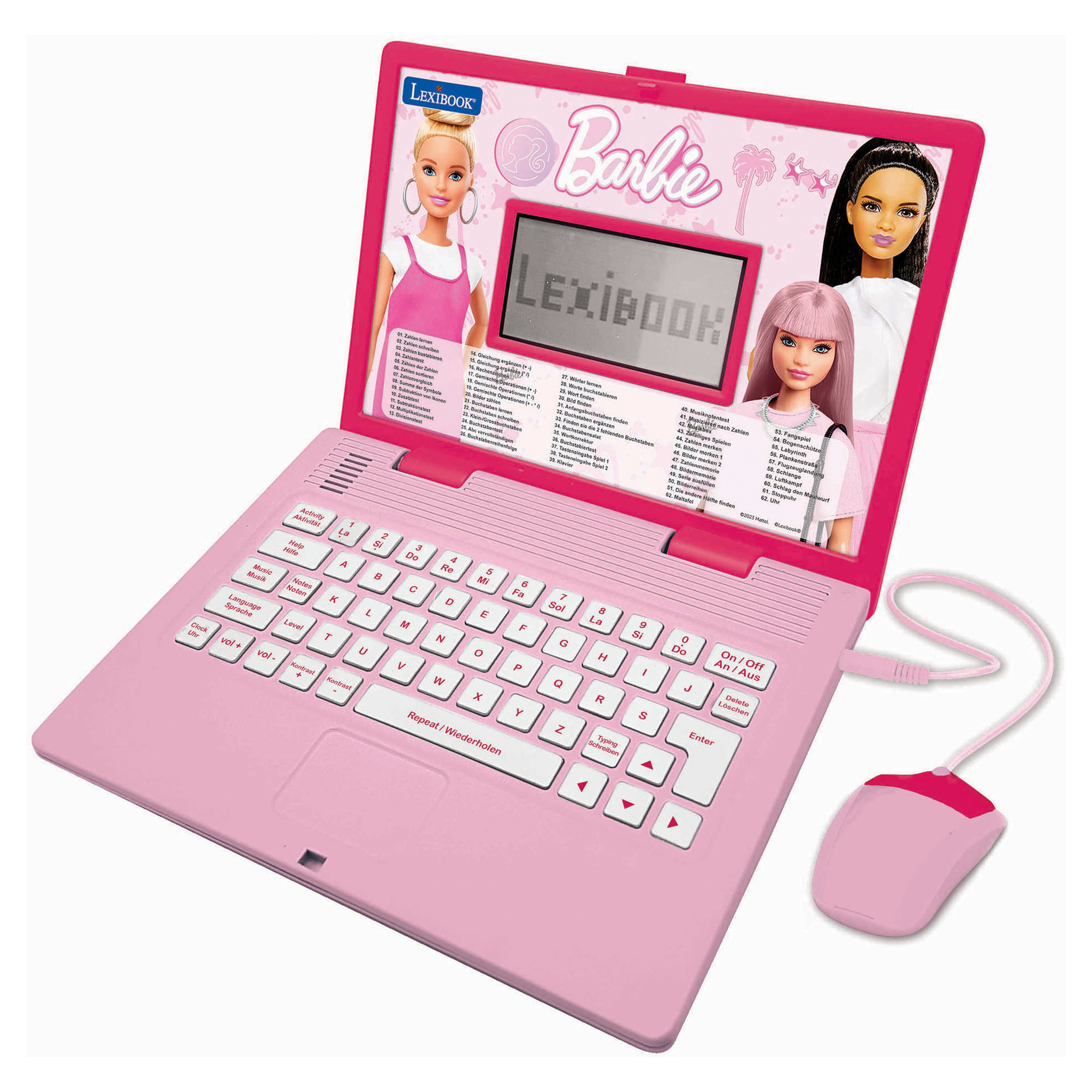 Lexibook German English Educational Laptop Barbie