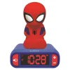 Budík s nočným 3D svetlom - Spider-Man