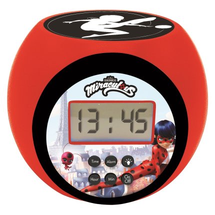 Wecker mit Projektion Miraculous: Ladybug & Cat Noir