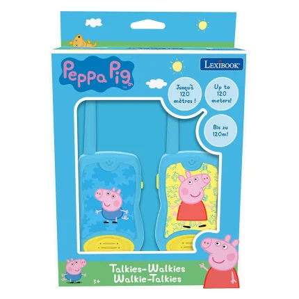 Vysielačky s dosahom 120 m - Prasiatko Peppa