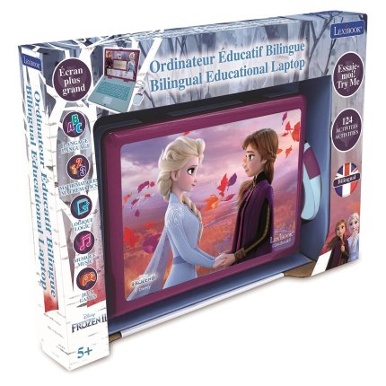 Francúzsko-anglický vzdelávací notebook - Ľadové kráľovstvo