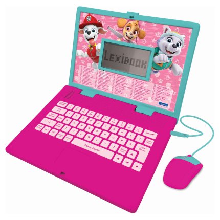 Nederlands-Frans educatieve laptop roze - PAW Patrol