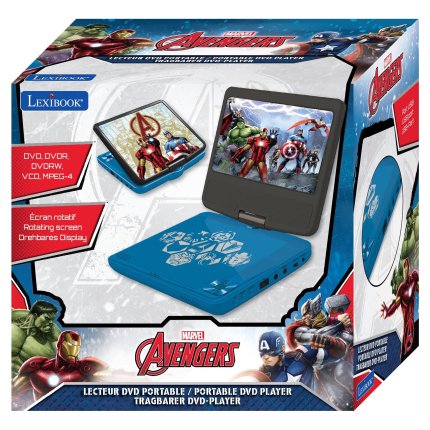 Lettore DVD portatile 7" Avengers