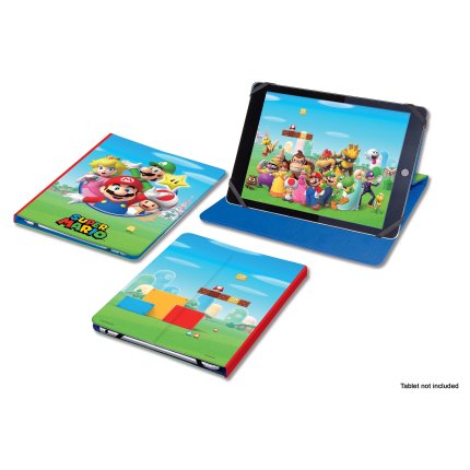 Husă universală pentru tabletă 7-10" (18cm - 25cm) Super Mario