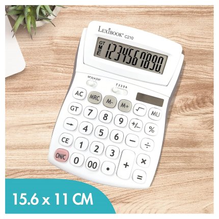 10-Digit Calculator with Adjustable Screen Angle
