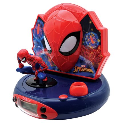 3D-wekker met projector Spider-Man