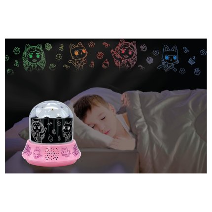 Night Light Projector with Speaker - Gabby’s Dollhouse