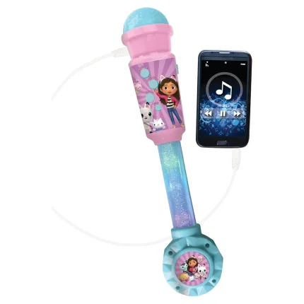 Svítící trendy mikrofon s melodiemi - Gábinin kouzelný domek