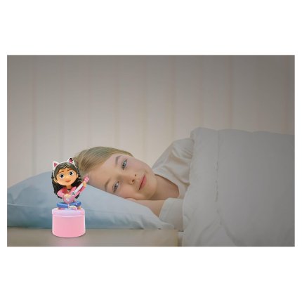 Luz nocturna con altavoz La casa de Muñecas de Gabby