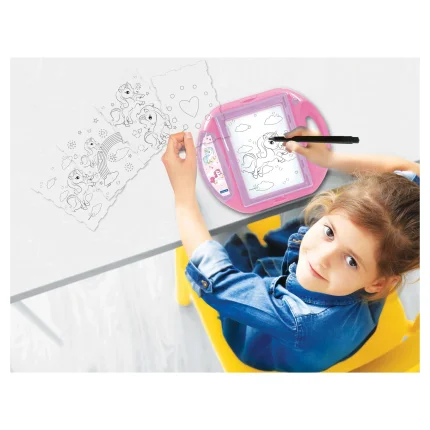 Kreslicí projektor se šablonami - Jednorožec