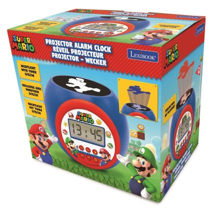 Budzik z projektorem - Super Mario