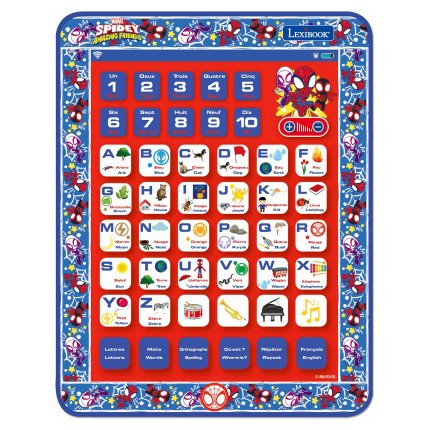Francúzsko-anglický vzdelávací tablet Spidey a jeho fantastickí priatelia
