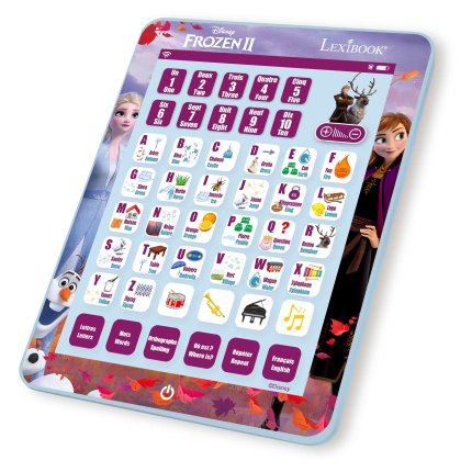 Francúzsko-anglický vzdelávací tablet Ľadové kráľovstvo