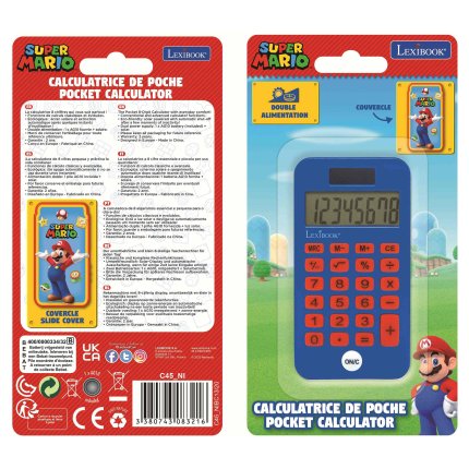 Kalkulator kieszonkowy Super Mario