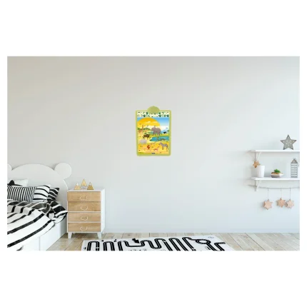 Anglicko-francúzsky hovoriaci plagát Savana