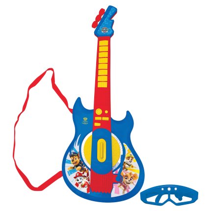 Elektronische Gitarre mit Brille und Mikrofon Paw Patrol – Helfer auf vier Pfoten