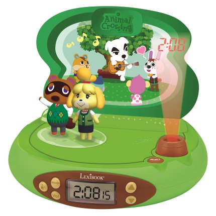 3D-Wecker mit Projektor Animal Crossing