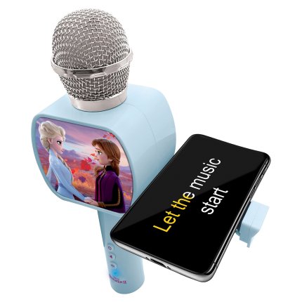 Micrófono de karaoke Star con altavoz - Frozen, el Reino del Hielo