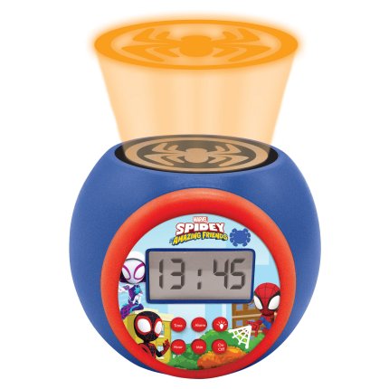 Projector Alarm Clock - Spidey & His Amazing Friends