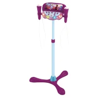 Stojan s reproduktorom a 2 mikrofónmi - Ľadové kráľovstvo