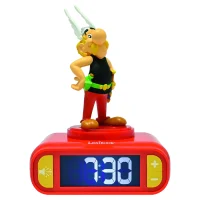 Budík s nočním 3D světlem - Asterix