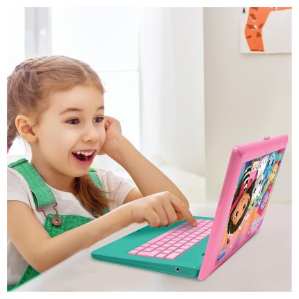 Deutsch-englisches Lern-Notebook Gabbys Puppenhaus